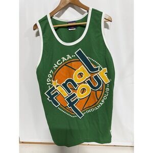 NCAA Final Four 1997 Mountain Dew Basketball Jersey Men's XL Single Stitch Green